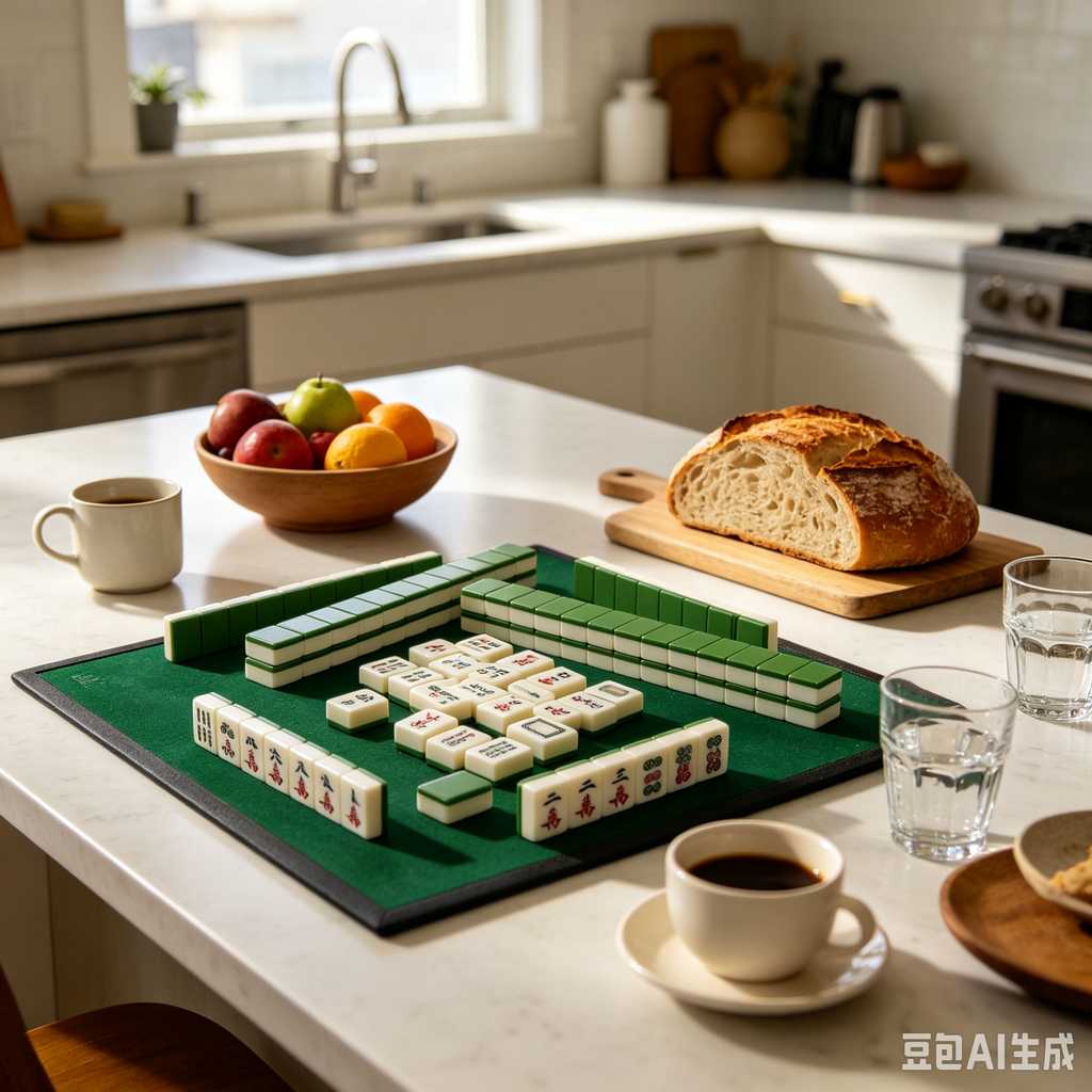 decorative text mahjong set