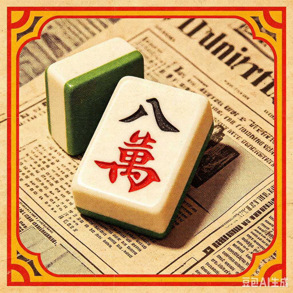 decorative mahjong tiles set