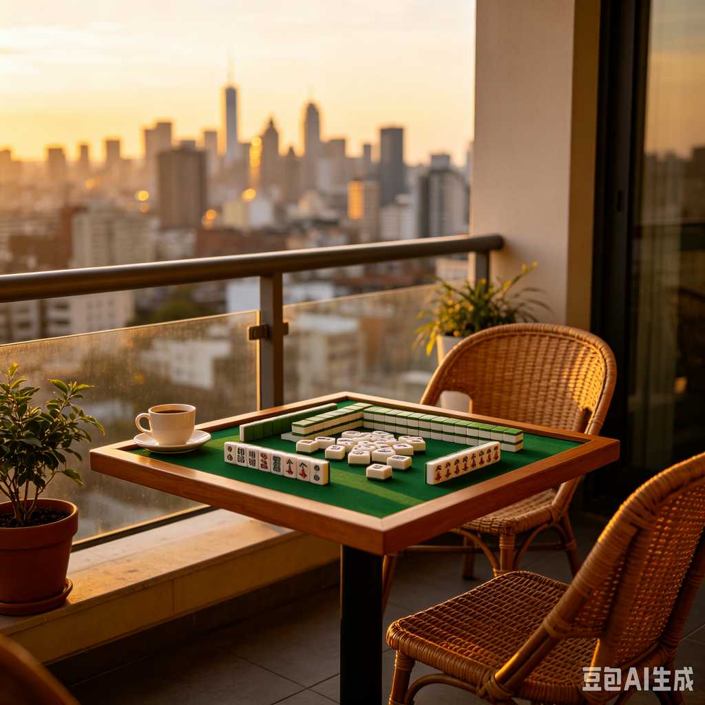 transparent acrylic mahjong set