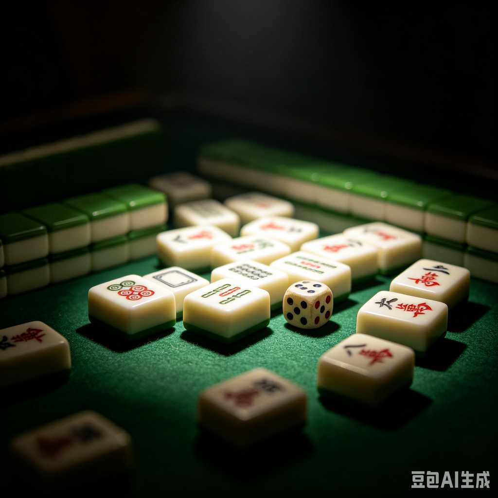 gradient blue mahjong tiles