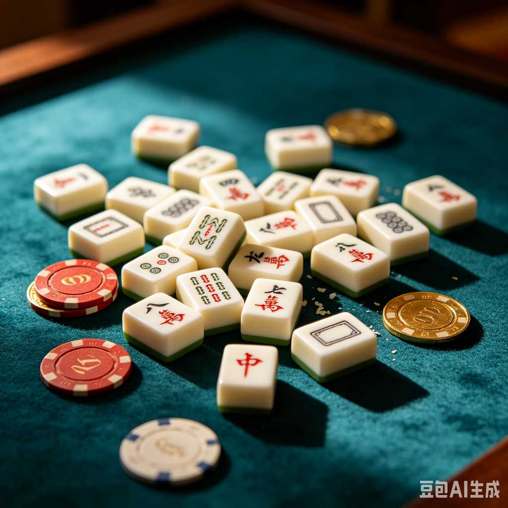 gradient pink mahjong tiles