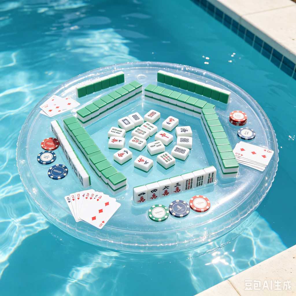 mahjong set for home entertainment